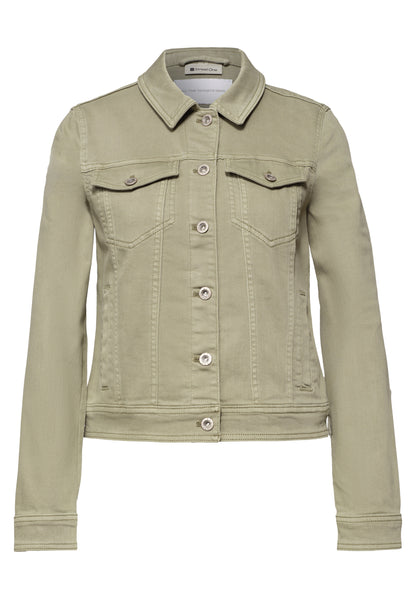 Jeansjacke im Colored-Denim-Look