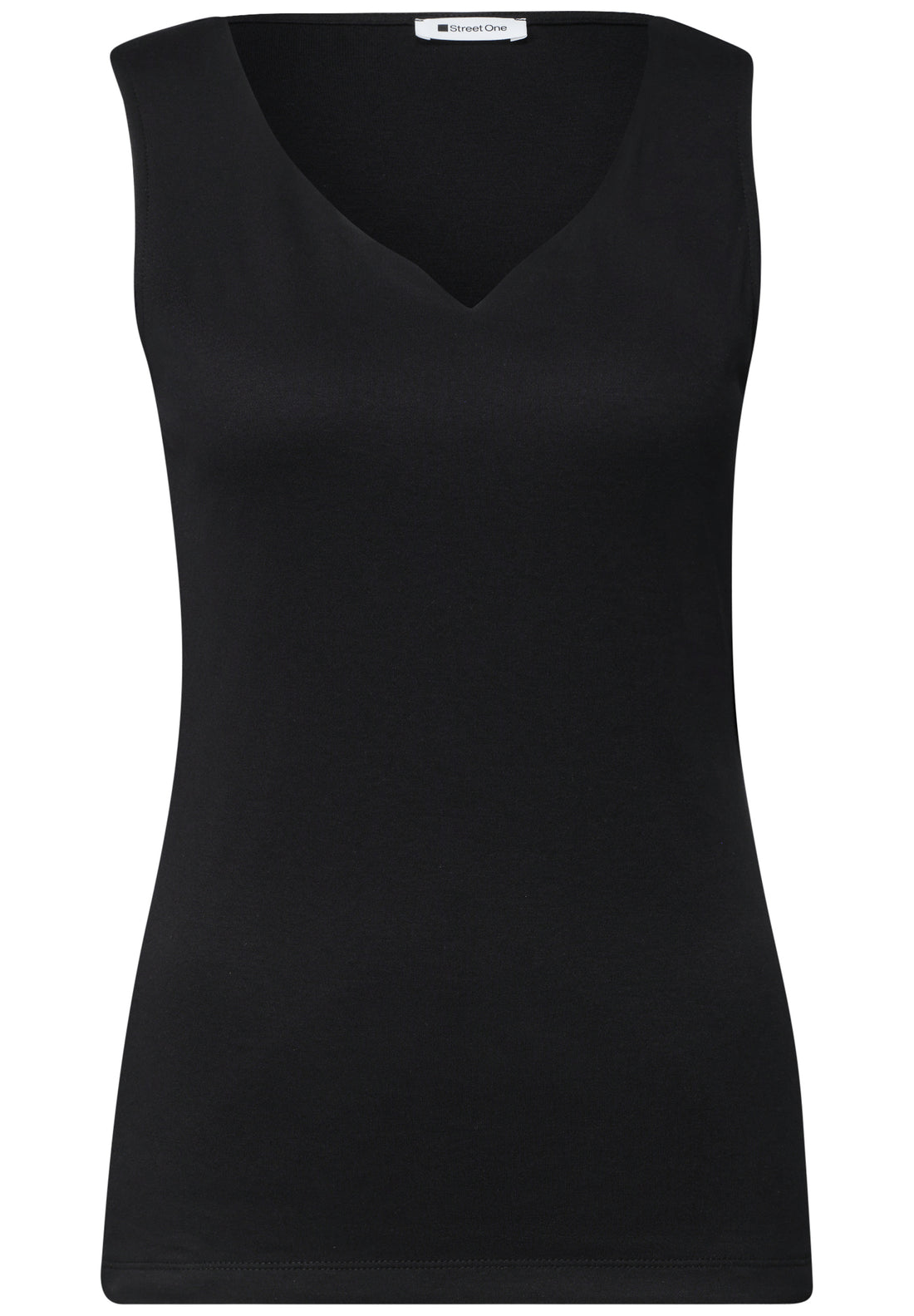 Basic Top mit Herzausschnitt