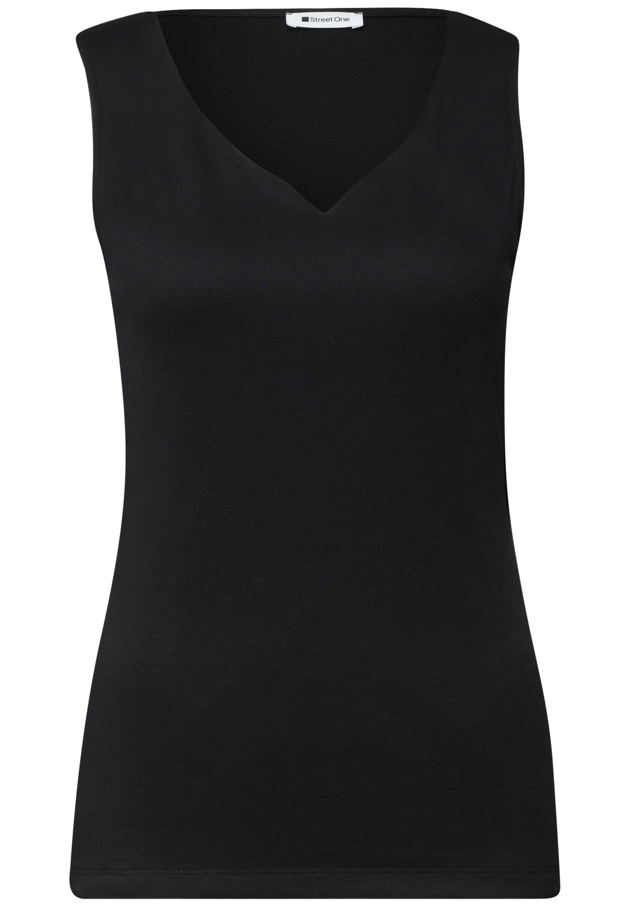 Basic Top mit Herzausschnitt