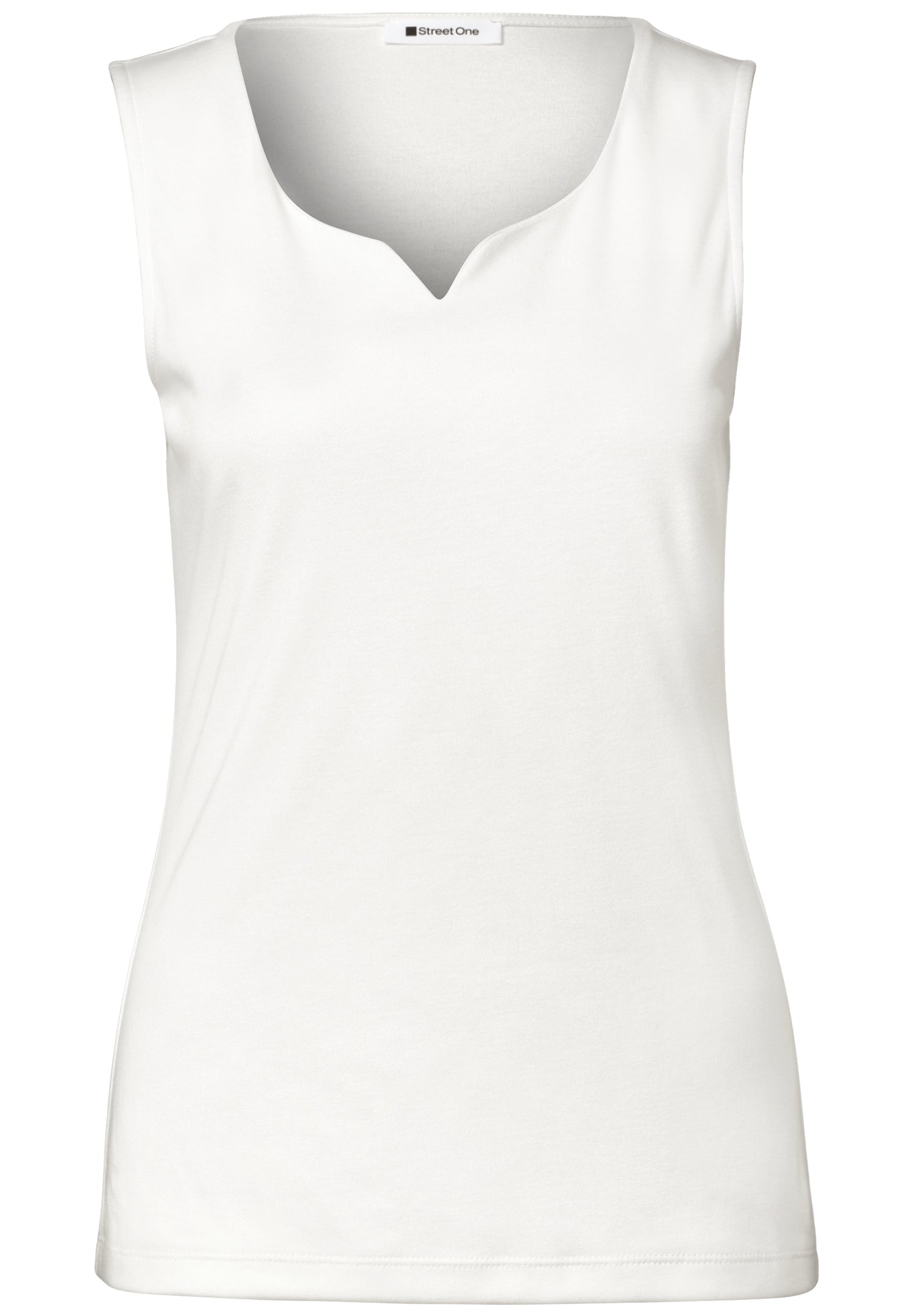 Basic Top mit Herzausschnitt