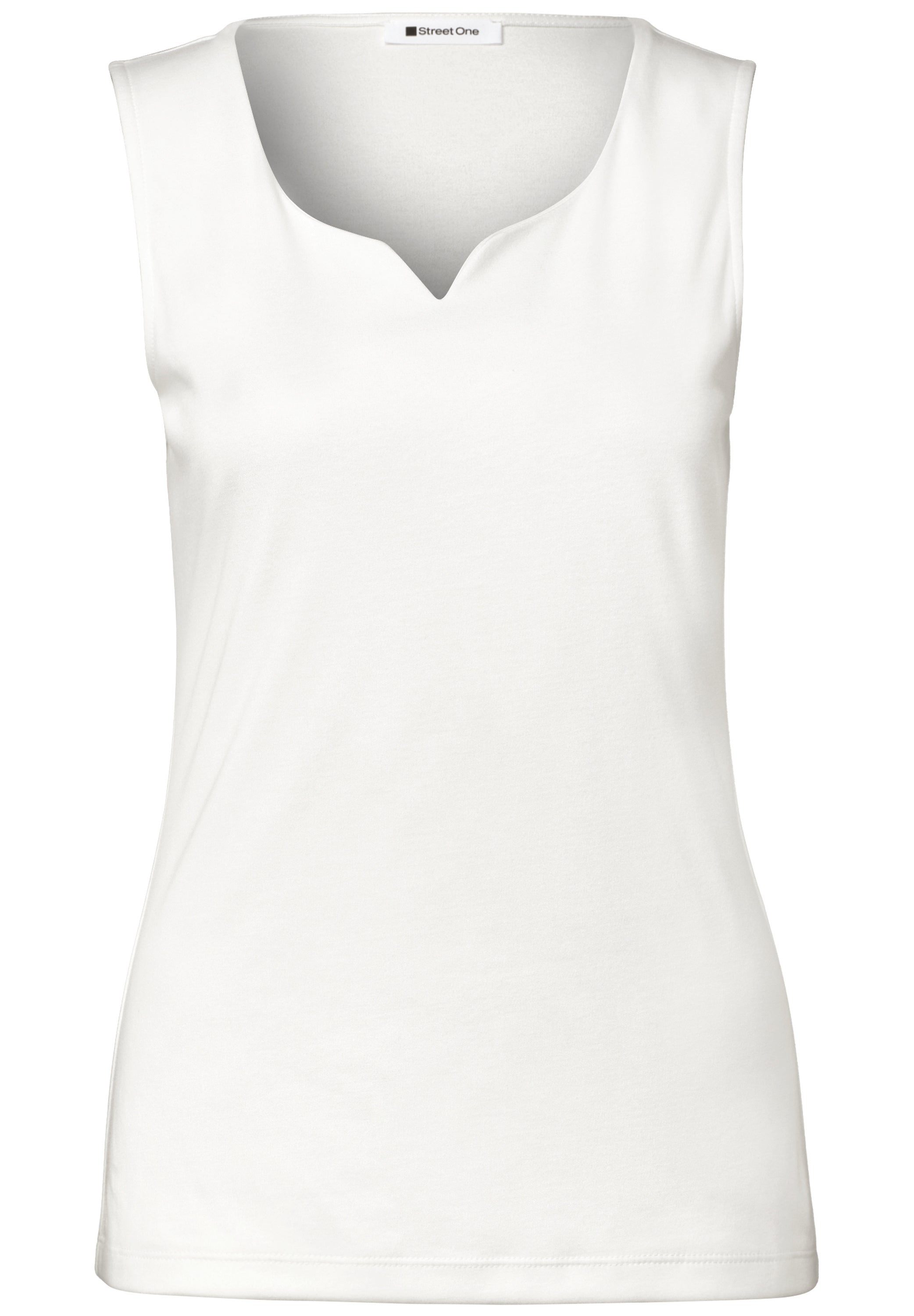 Basic Top mit Herzausschnitt