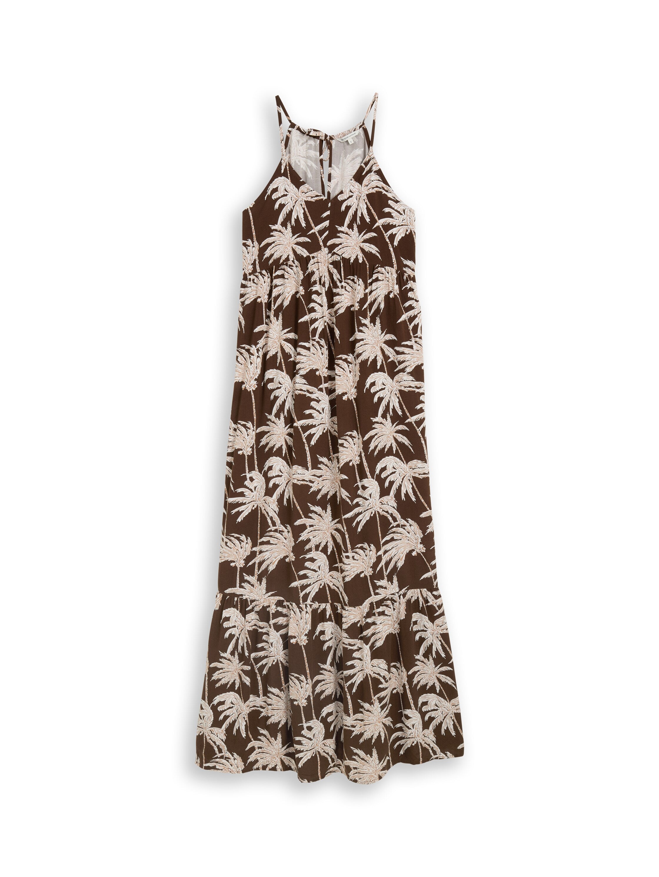 Maxi-Kleid mit Volants