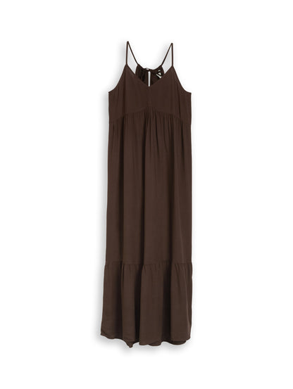Maxi-Kleid mit Volants