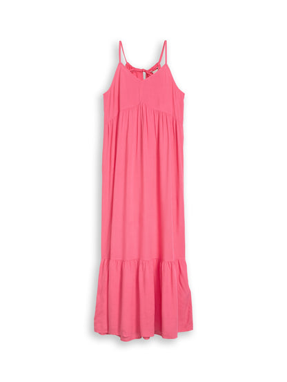 Maxi-Kleid mit Volants