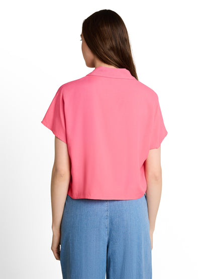 Resort Hemdbluse mit Knotendetail