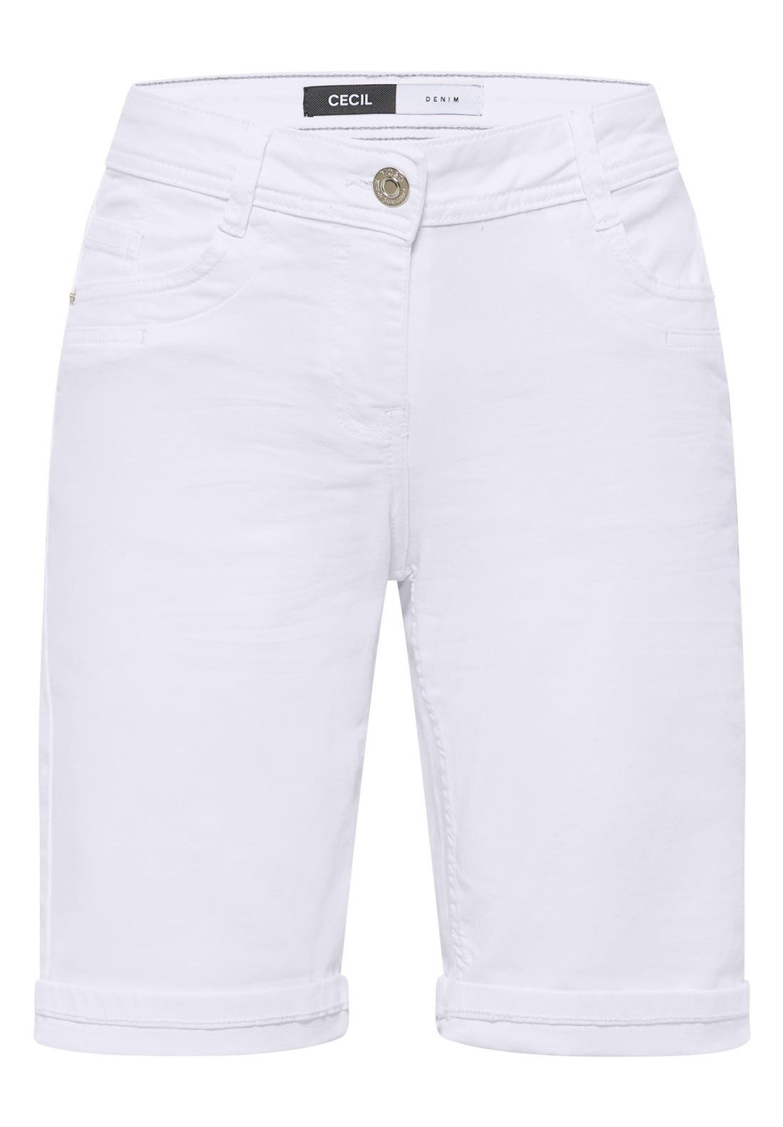 Slim Leg Jeansshorts im Casual Fit