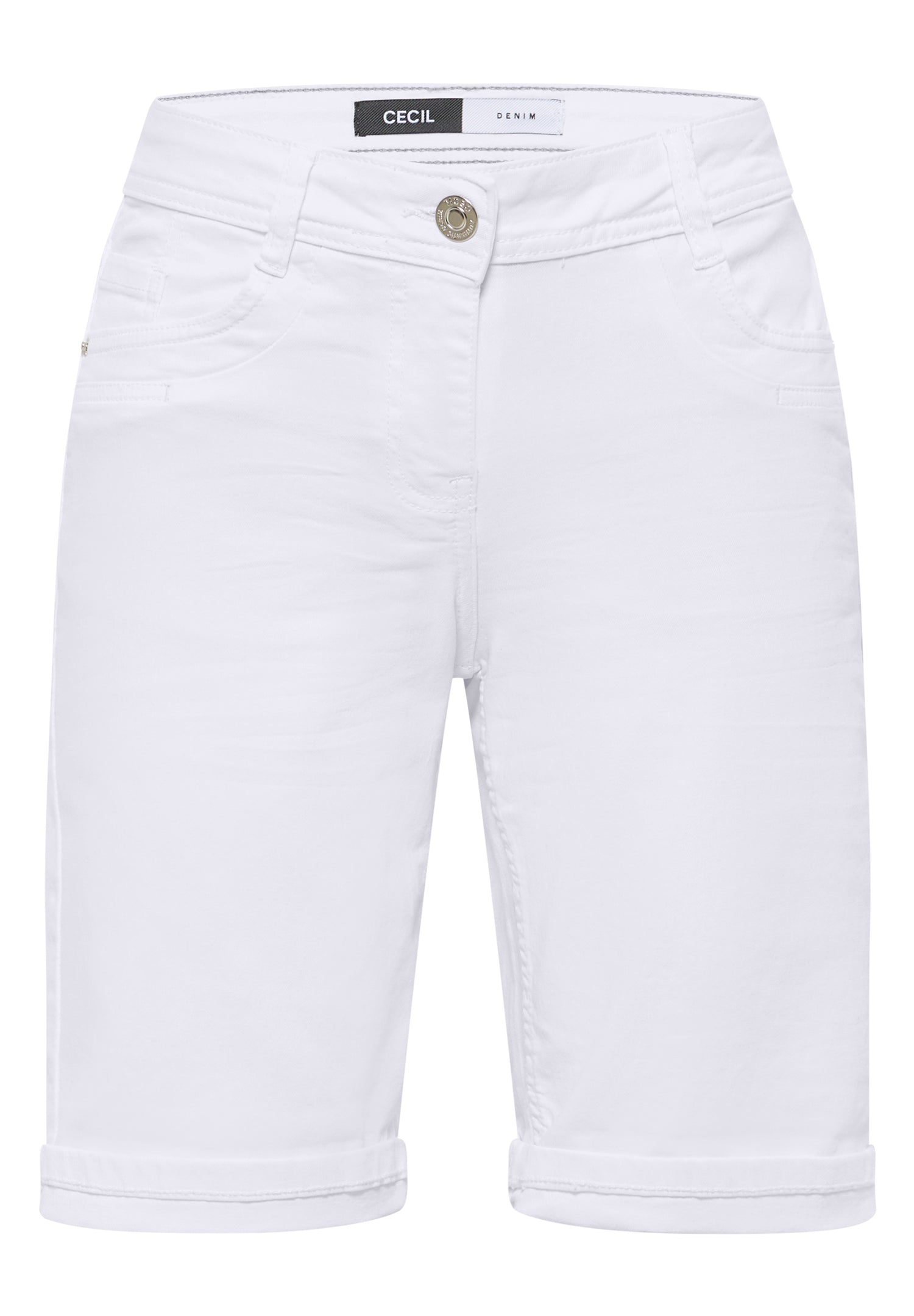 Slim Leg Jeansshorts im Casual Fit