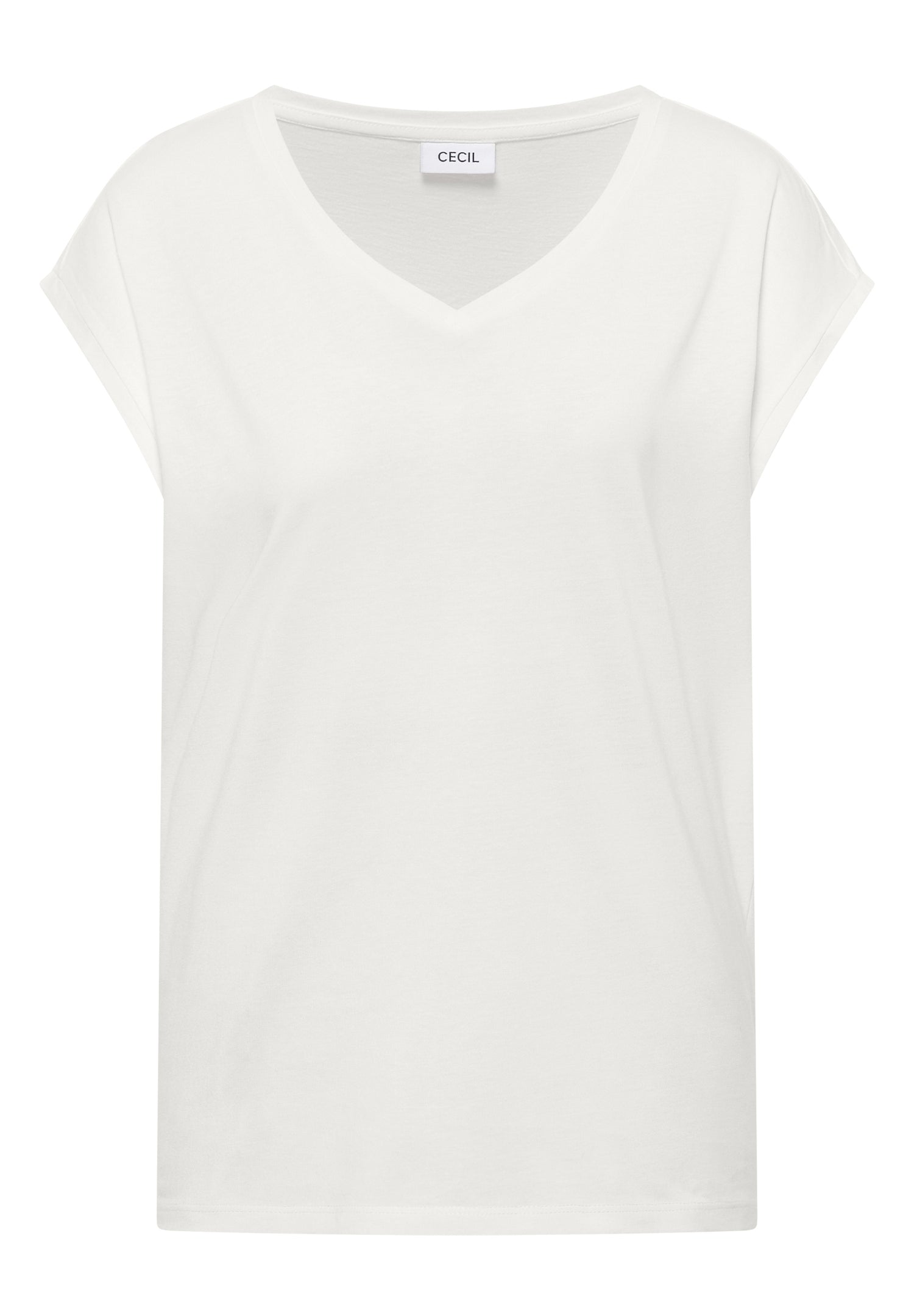 Dropped Shoulder Shirt mit V-Neck