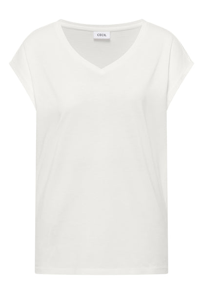 Dropped Shoulder Shirt mit V-Neck