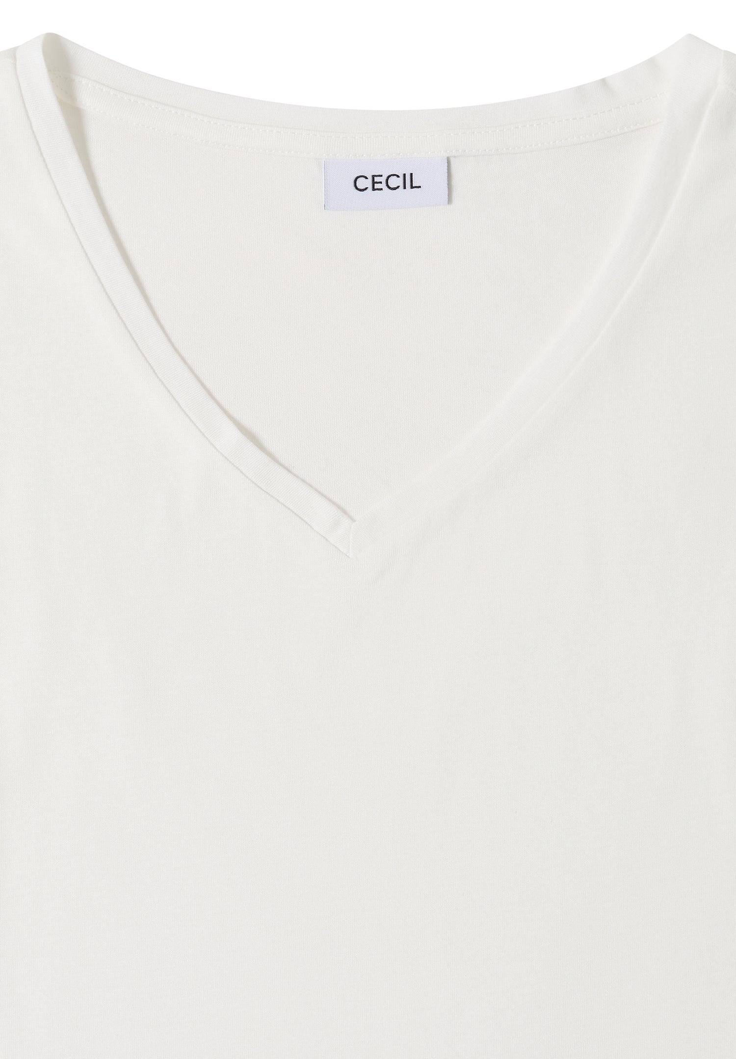 Dropped Shoulder Shirt mit V-Neck