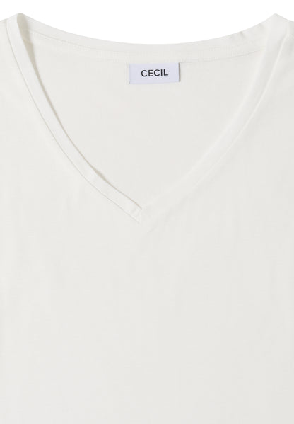 Dropped Shoulder Shirt mit V-Neck