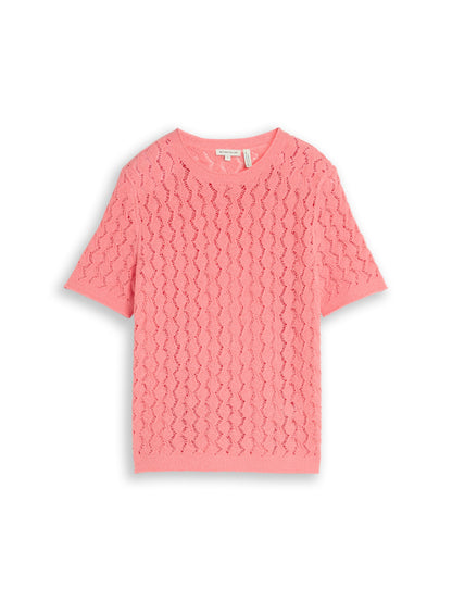 Kurzarm Strickpullover
