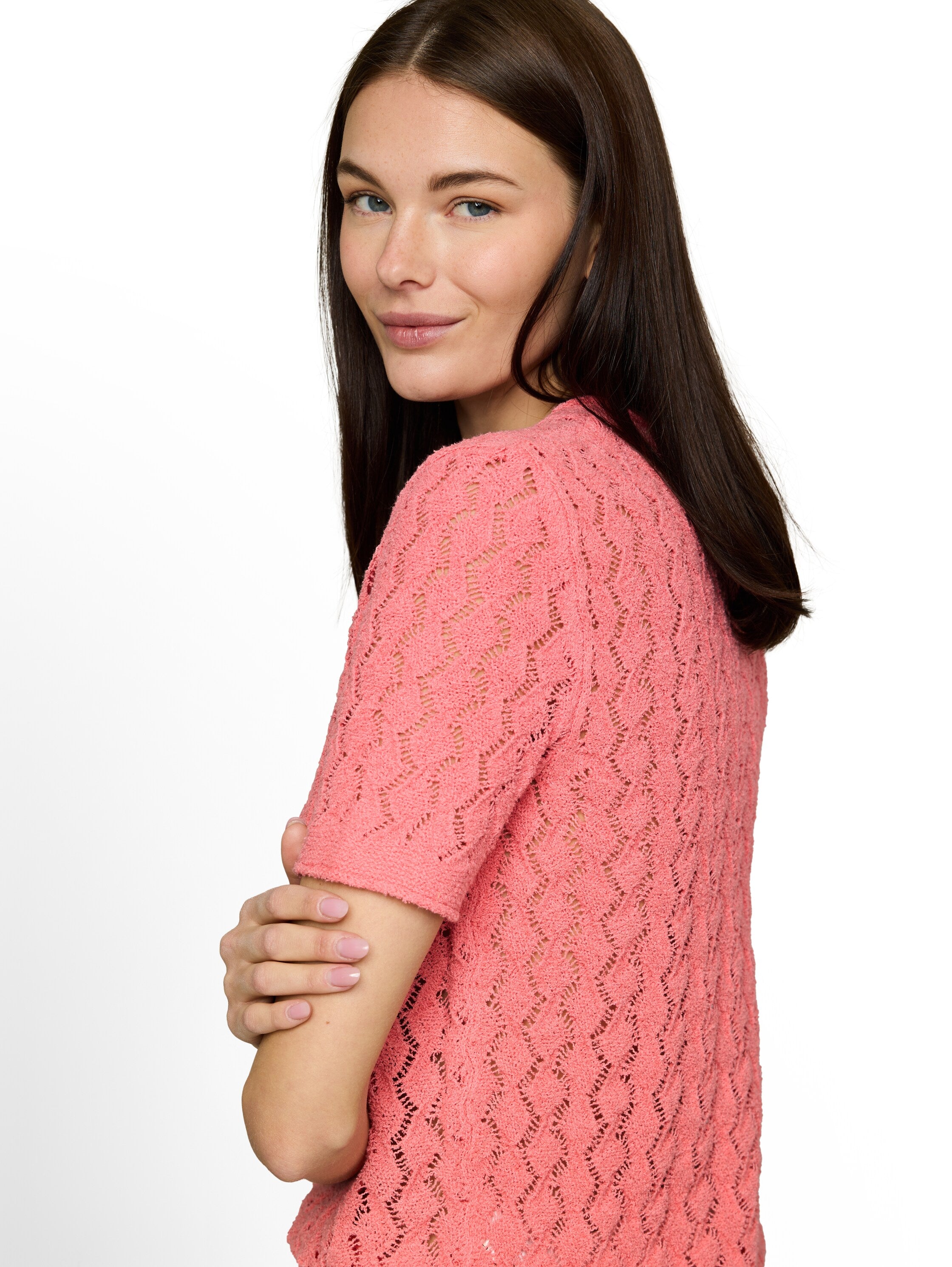 Kurzarm Strickpullover