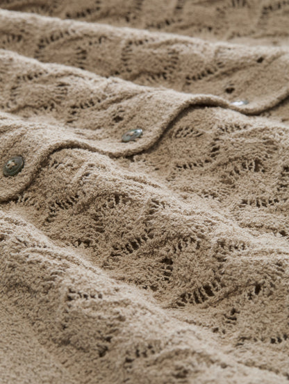 Strickweste mit Knopfleiste