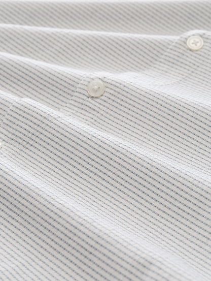 Relaxed Fit Kurzarmhemd mit Streifen