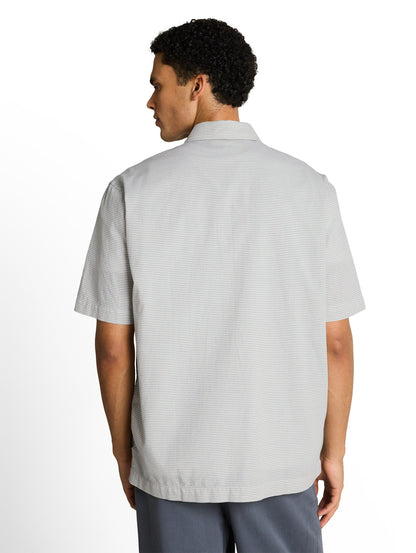 Relaxed Fit Kurzarmhemd mit Streifen