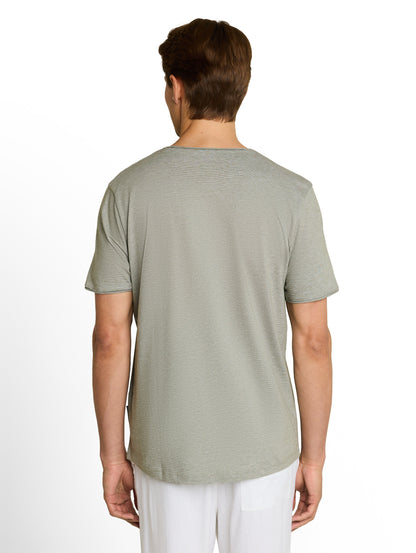 T-Shirt mit feinen Streifen