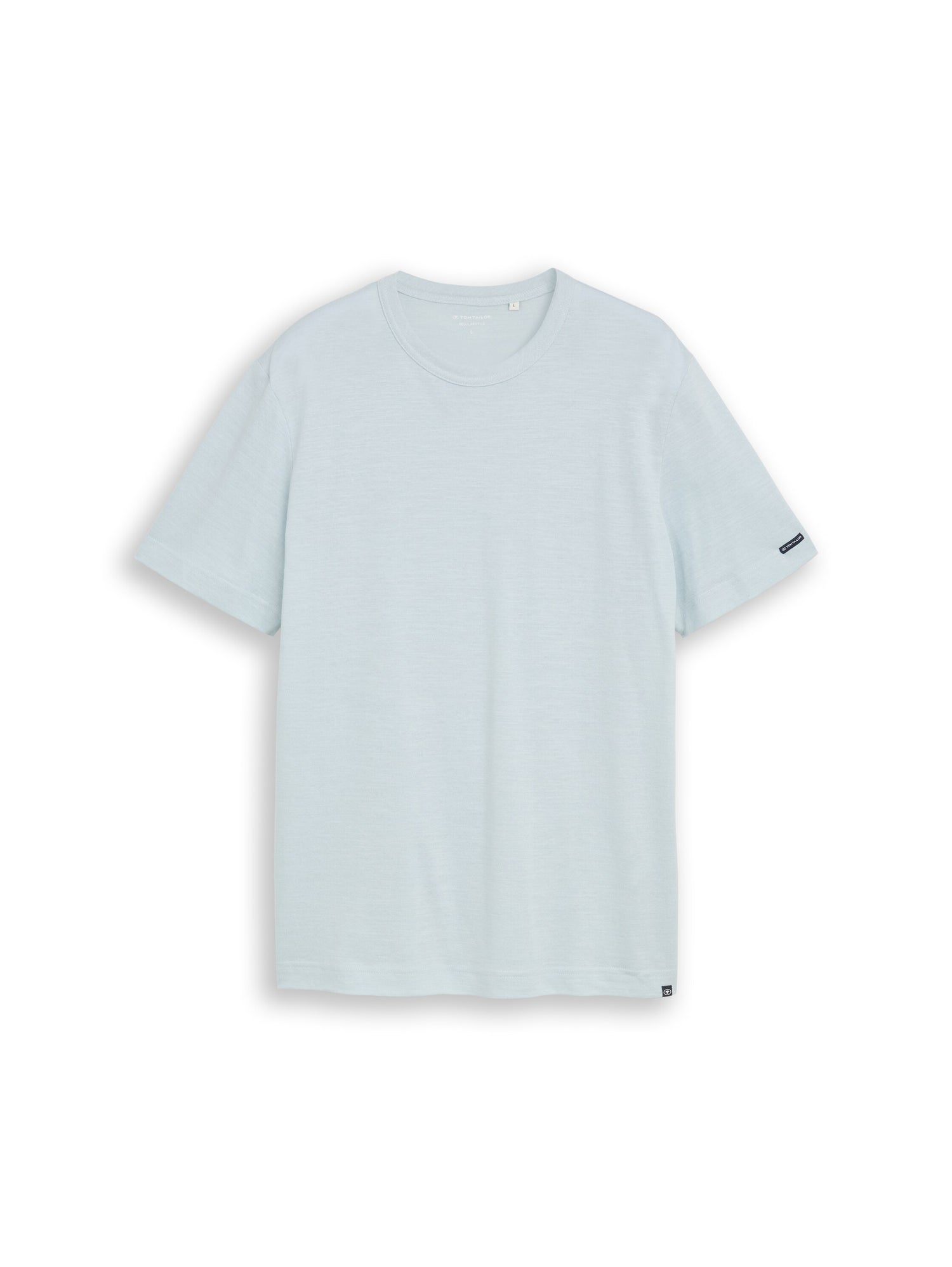 T-Shirt in Melange-Optik
