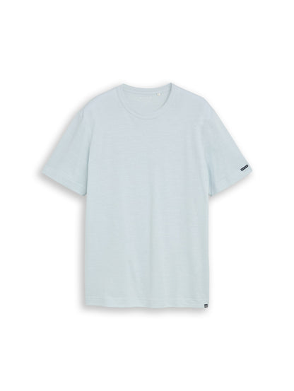 T-Shirt in Melange-Optik