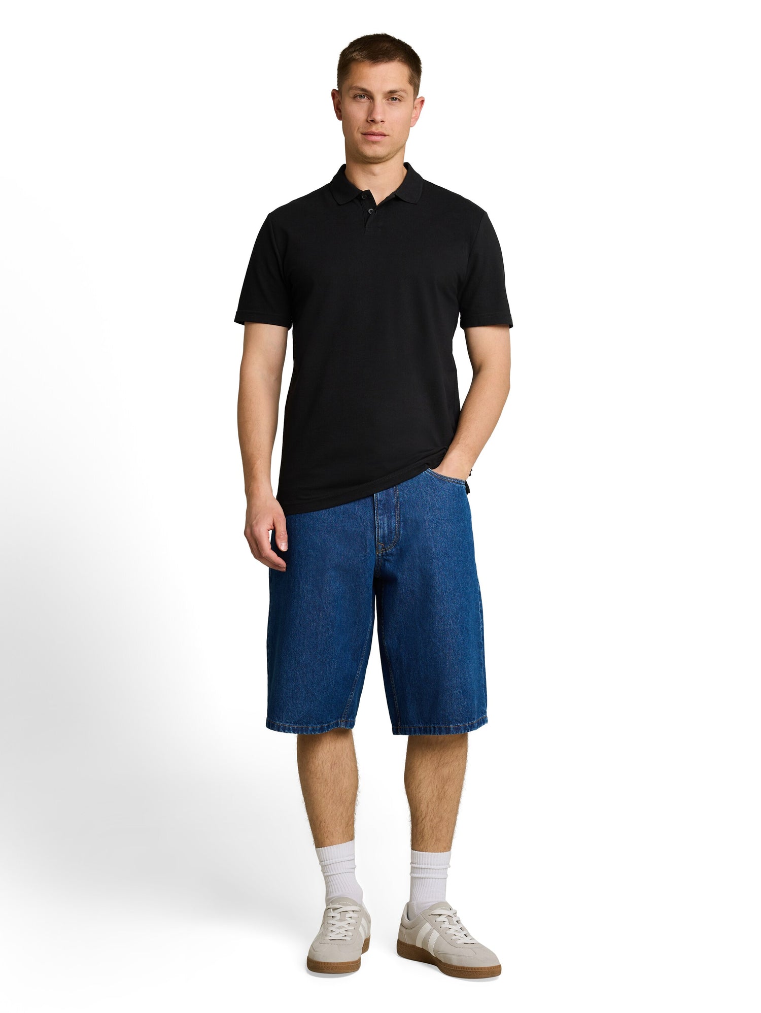 Piqué Poloshirt mit Baumwolle