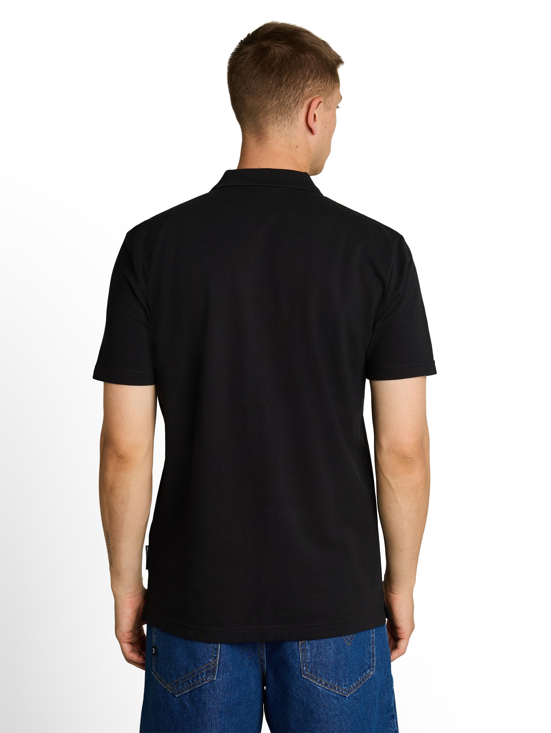 Piqué Poloshirt mit Baumwolle