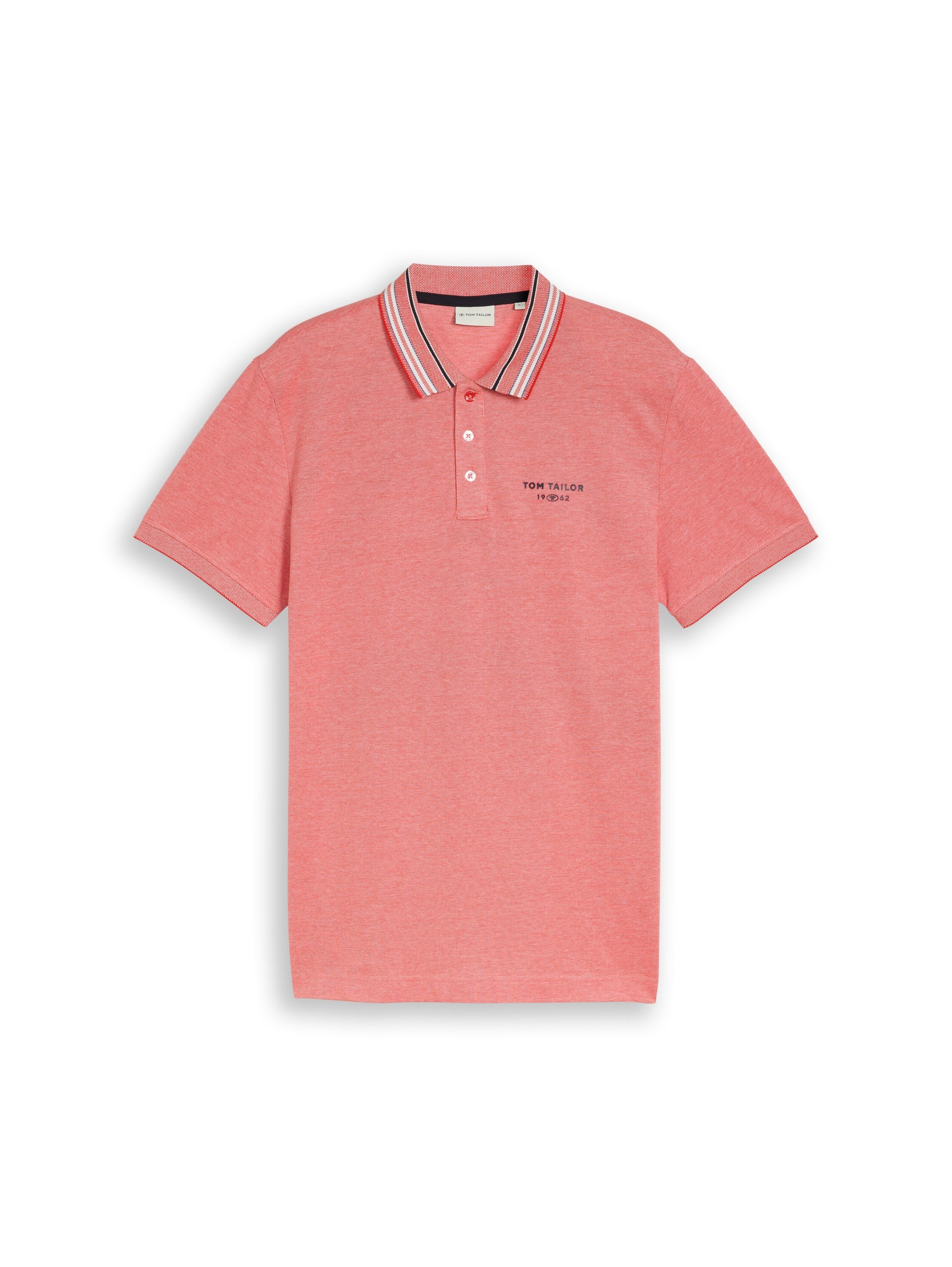 Piqué Poloshirt mit Logo-Print