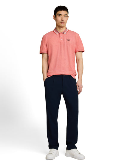 Piqué Poloshirt mit Logo-Print