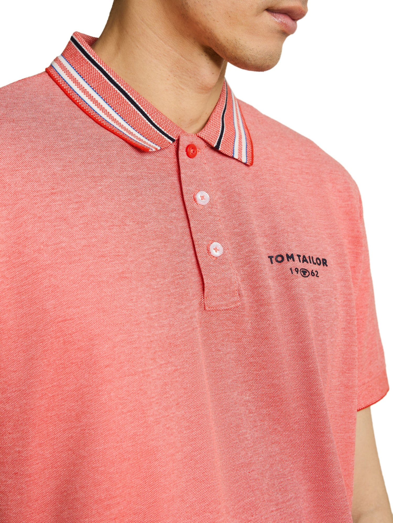 Piqué Poloshirt mit Logo-Print