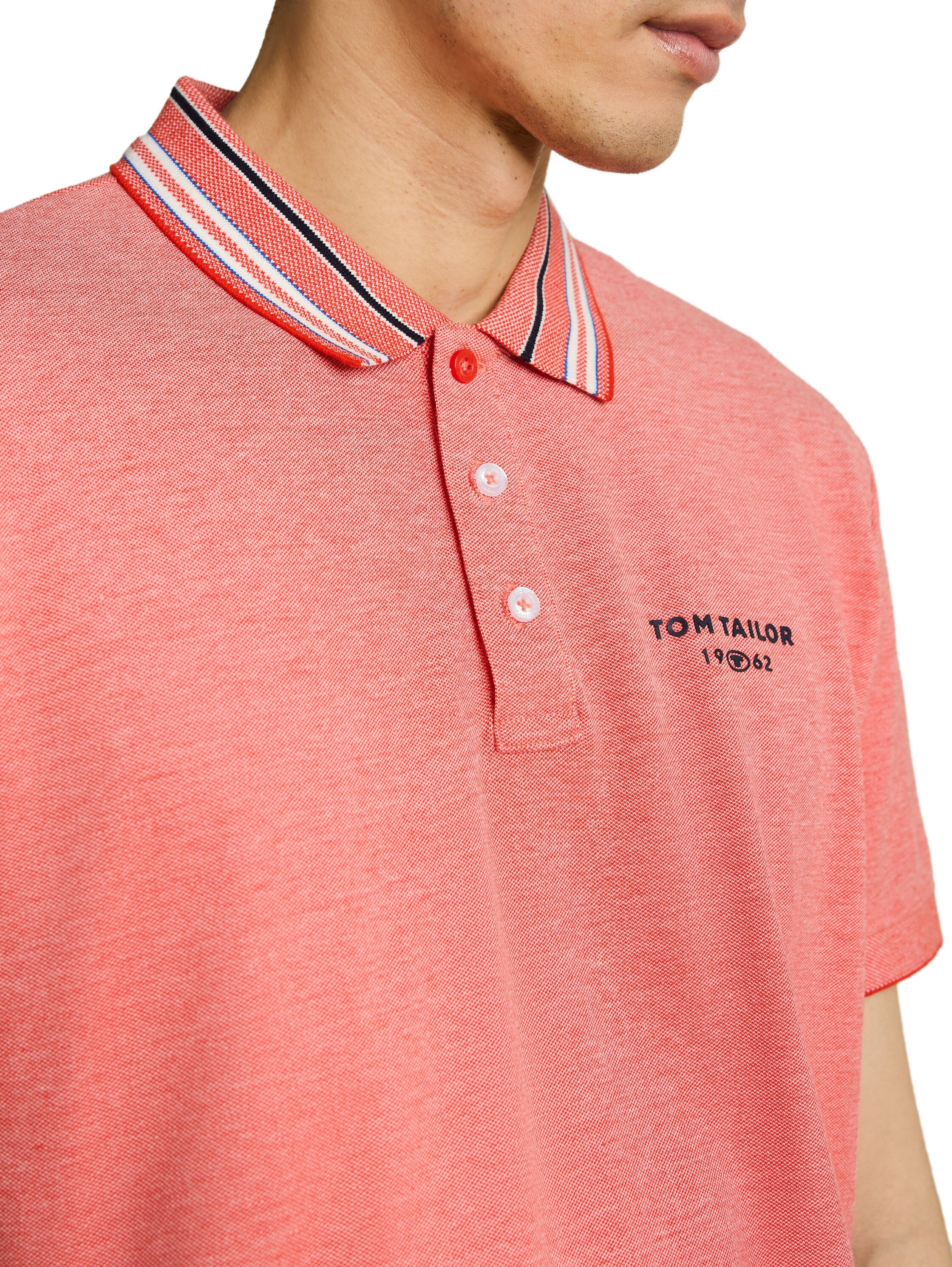 Piqué Poloshirt mit Logo-Print