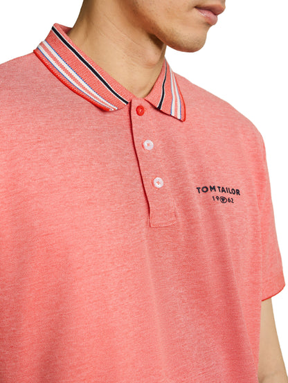 Piqué Poloshirt mit Logo-Print