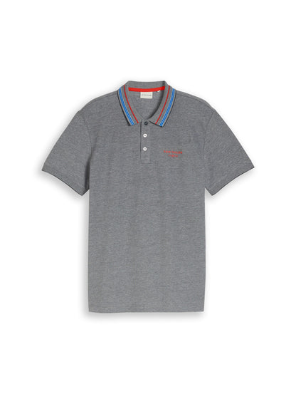 Piqué Poloshirt mit Logo-Print