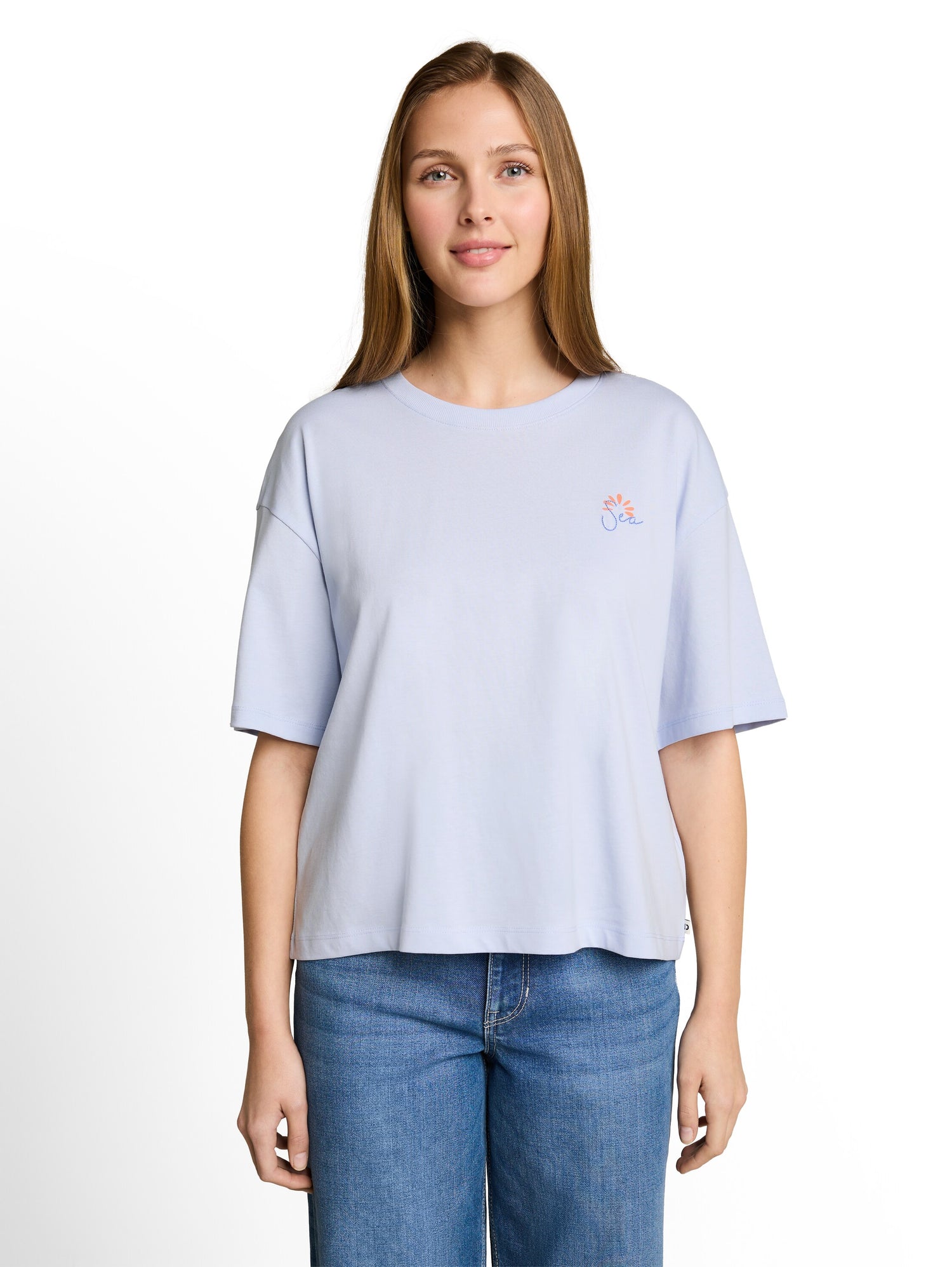 Boxy Fit T-Shirt mit Rückenprint