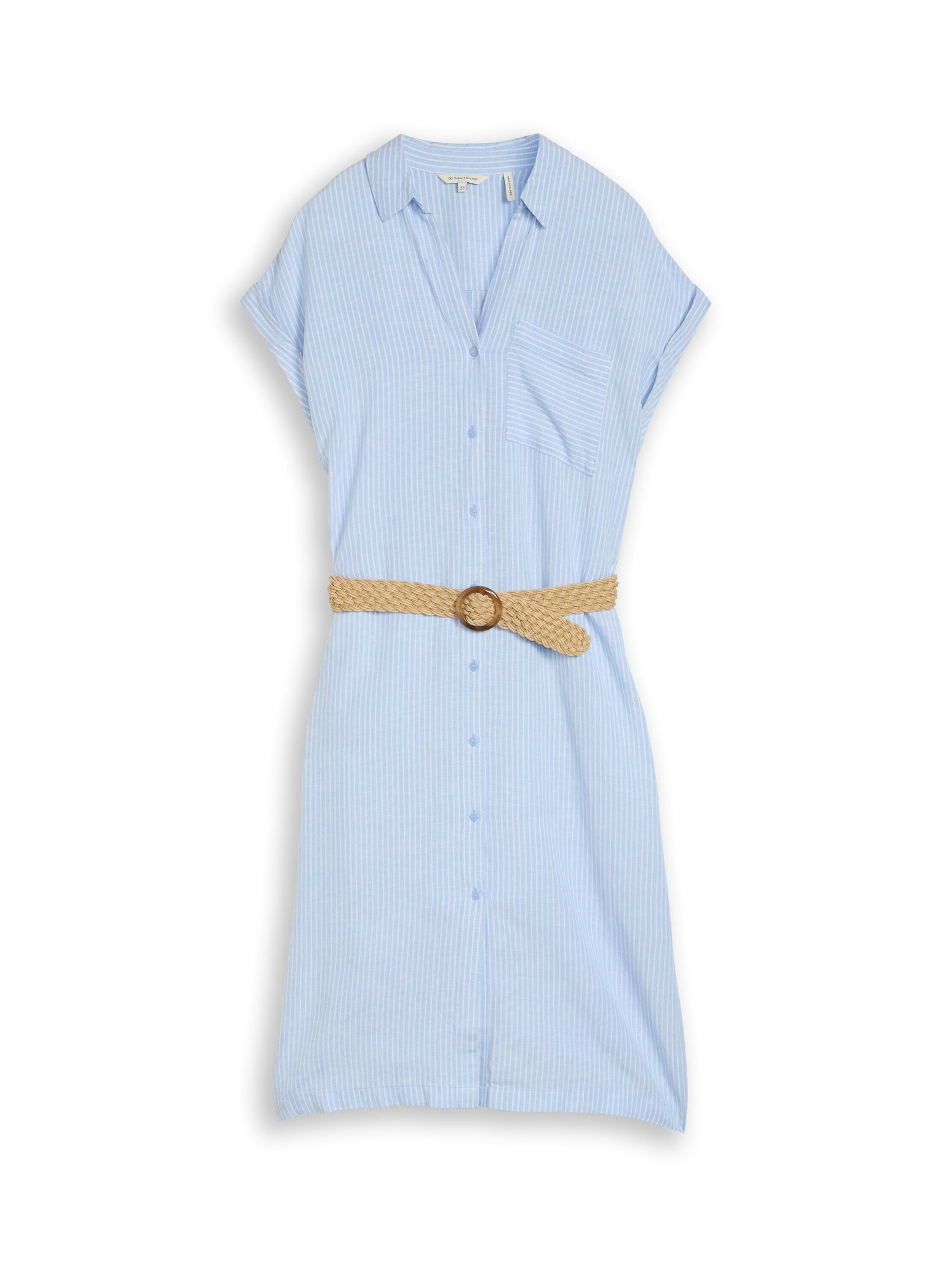 Loose Fit Midi-Kleid mit Gürtel