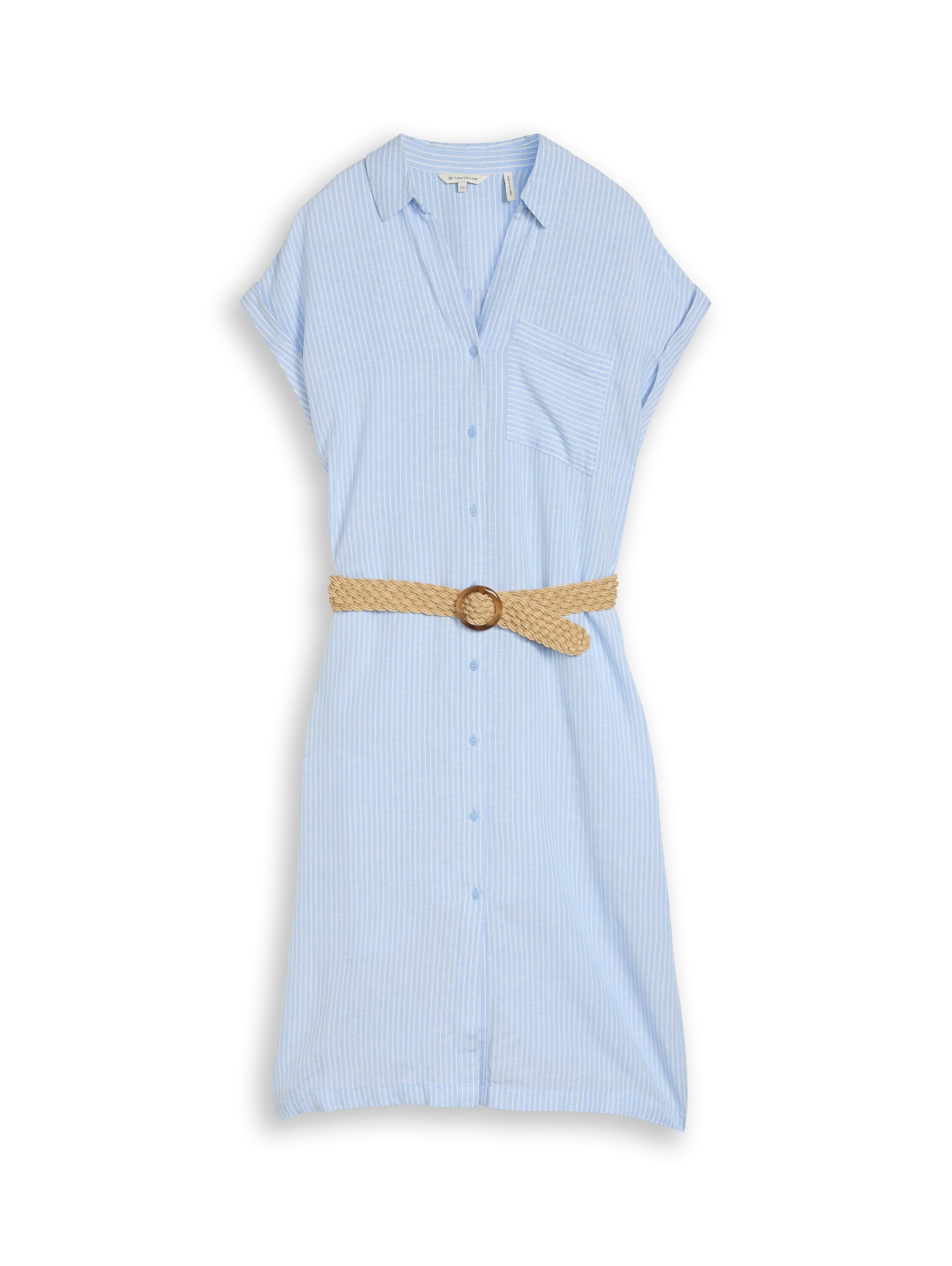 Loose Fit Midi-Kleid mit Gürtel