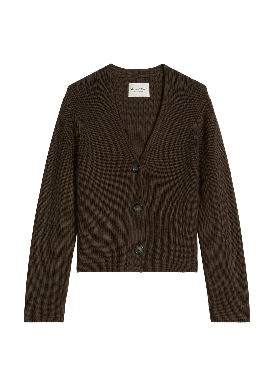 V-Neck-Cardigan relaxed