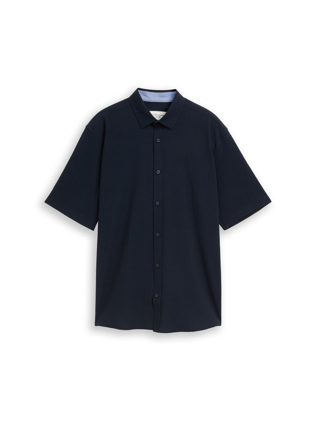 Comfort Fit Seersucker Kurzarmhemd