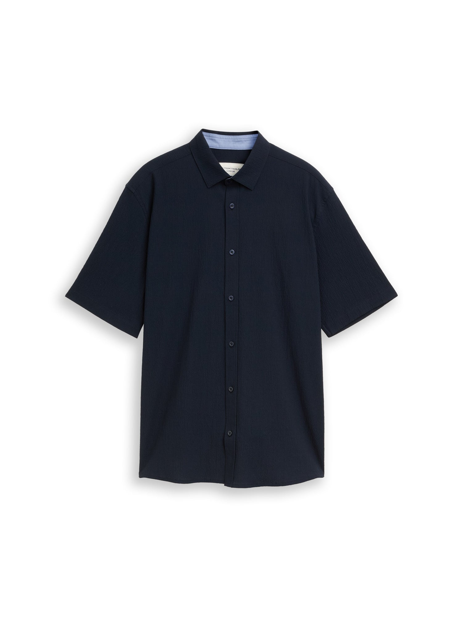 Comfort Fit Seersucker Kurzarmhemd