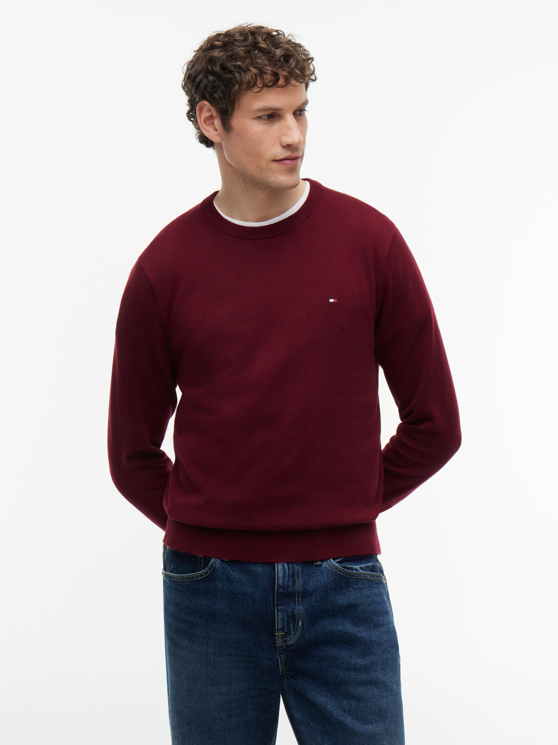 PIMA ORG CTN CASHMERE CREW NECK