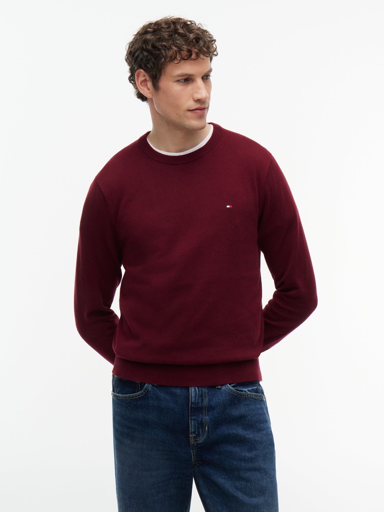 PIMA ORG CTN CASHMERE CREW NECK