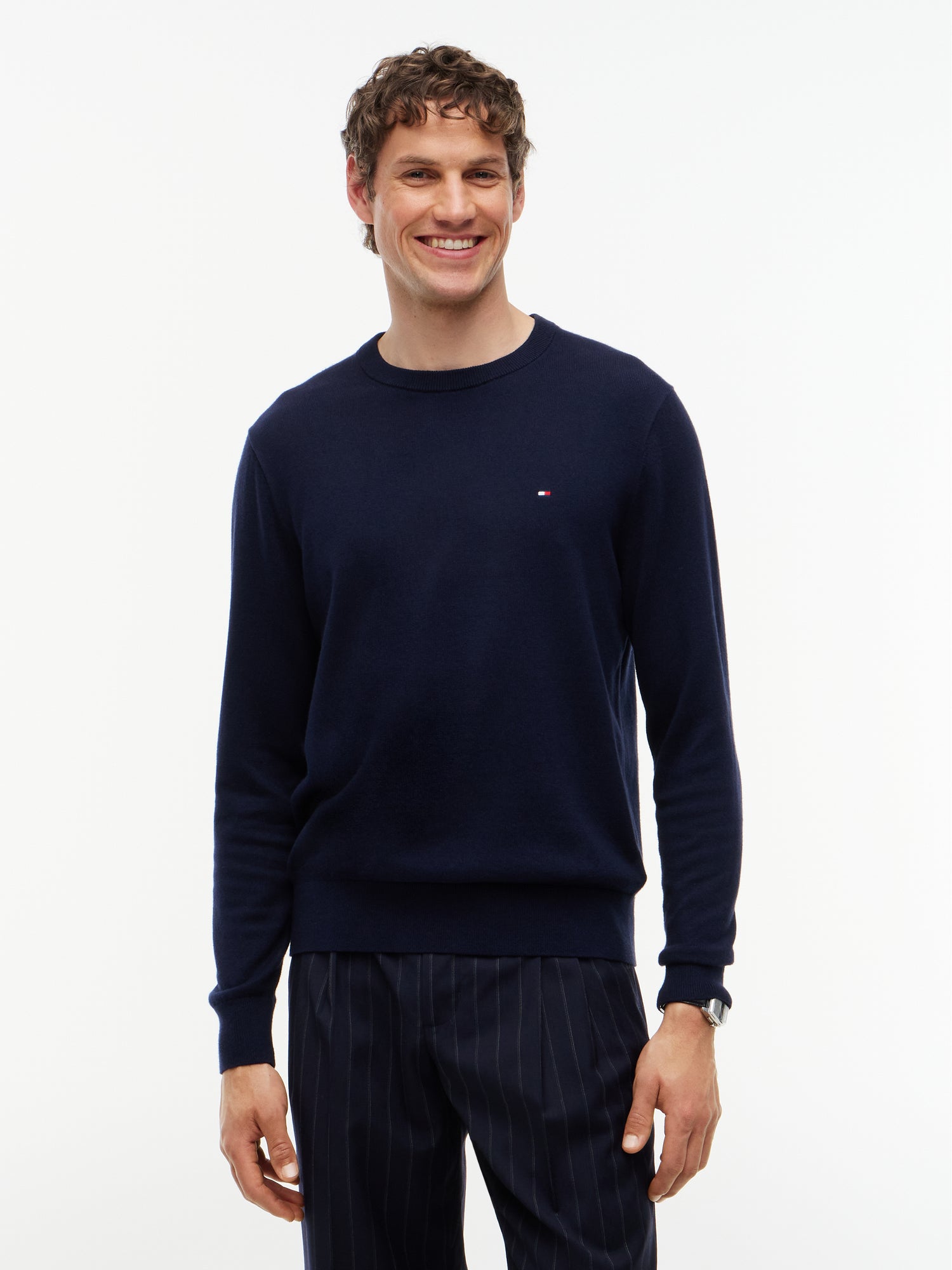 PIMA ORG CTN CASHMERE CREW NECK