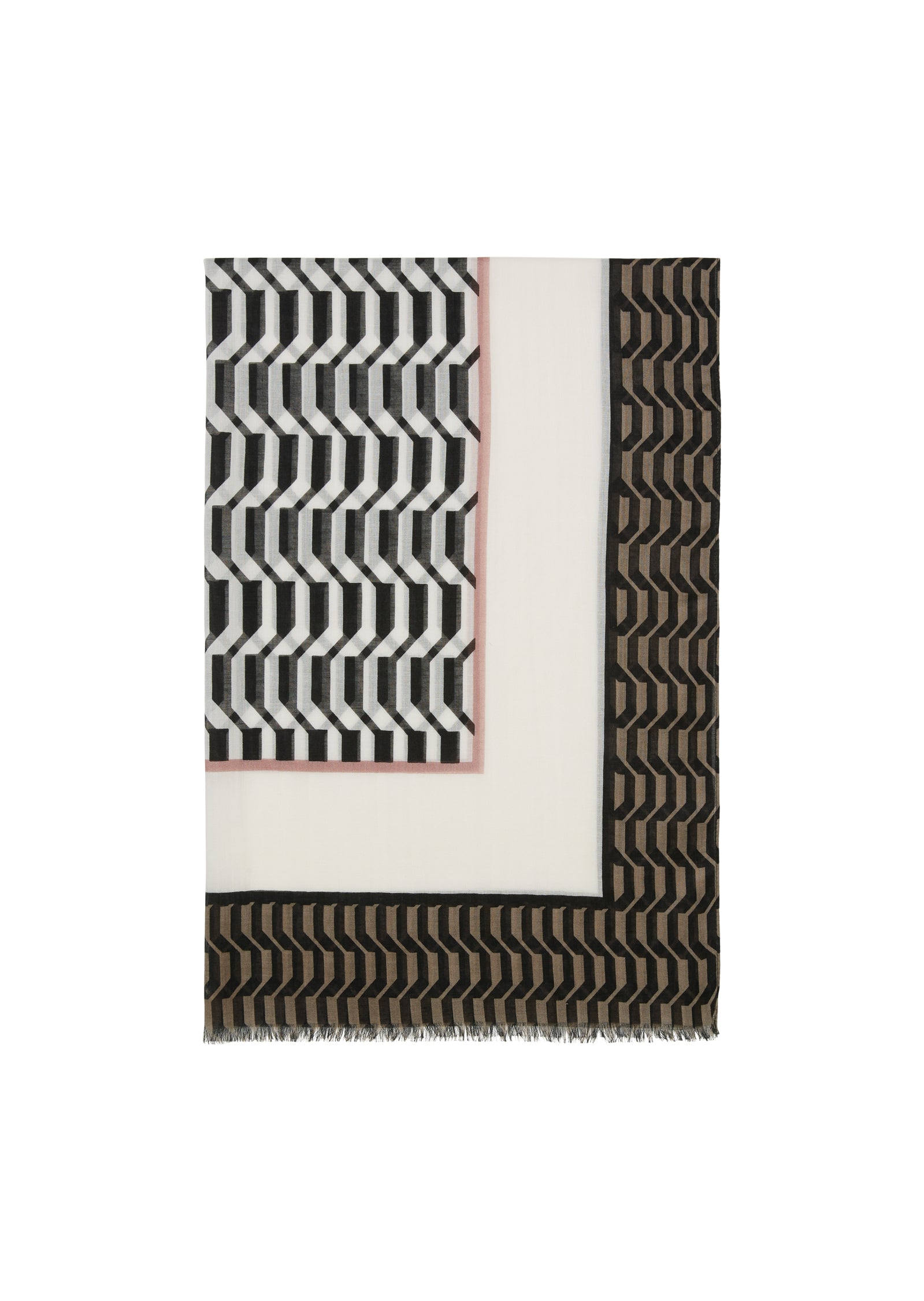 Schal mit Allover-Print
