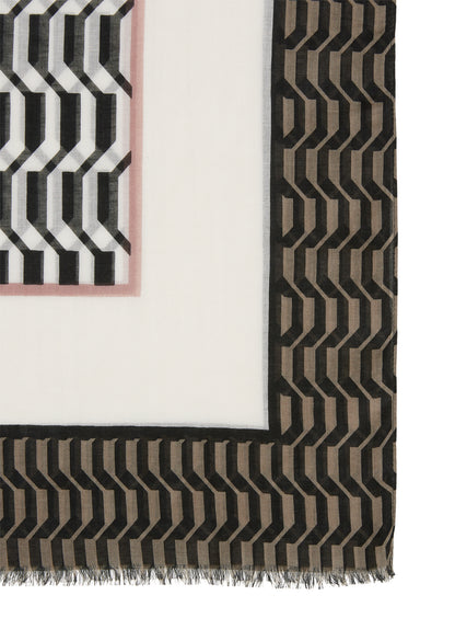 Schal mit Allover-Print