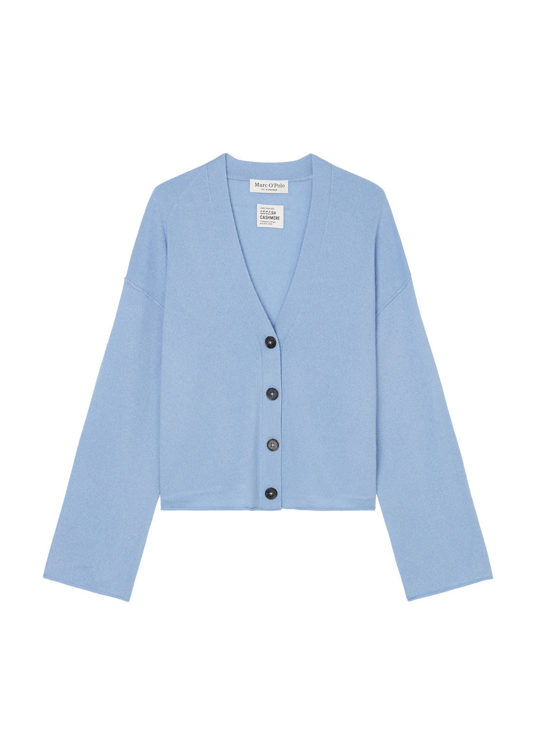 Kaschmir-Cardigan oversize cropped
