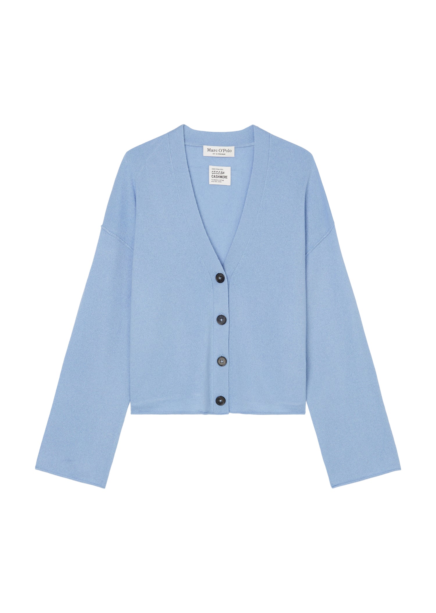 Kaschmir-Cardigan oversize cropped