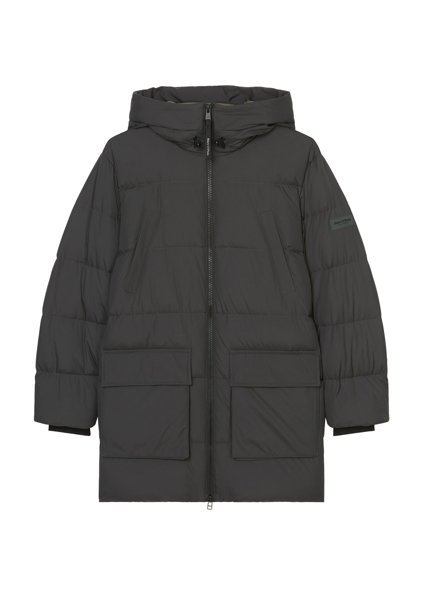 Lange Daunenjacke regular