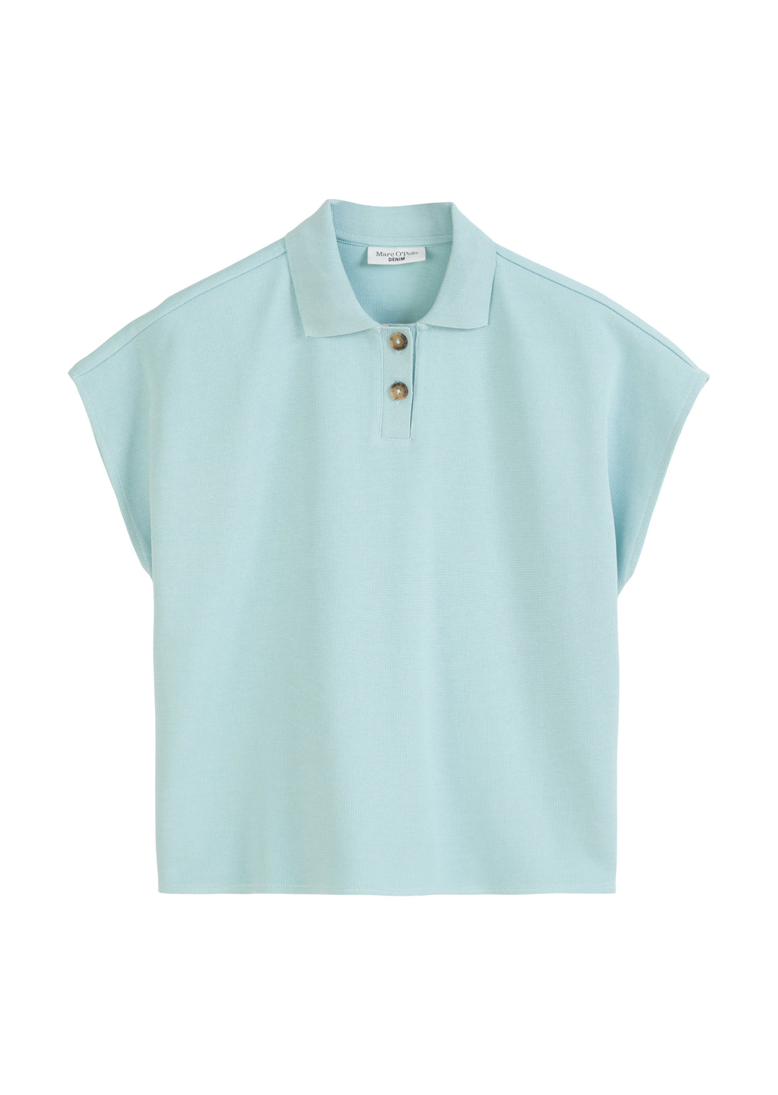 Ärmelloses Poloshirt wide