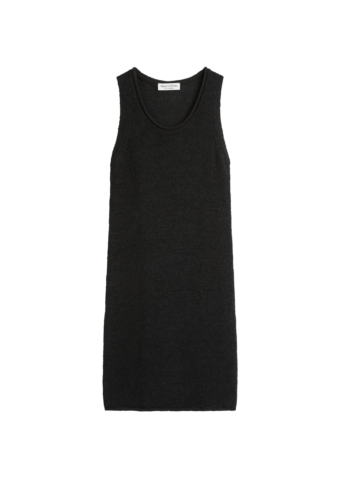 Ärmelloses Strickkleid slim
