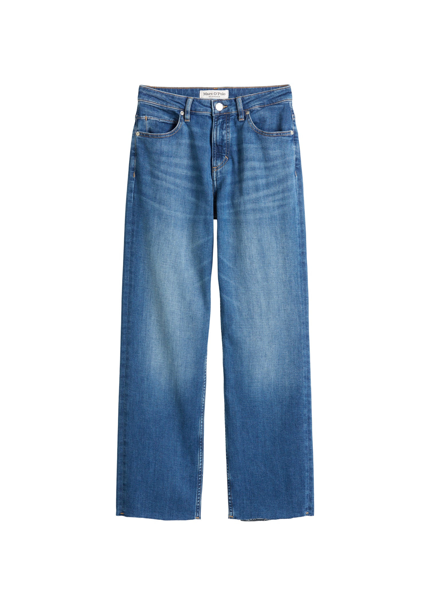 Straight Leg Jeans high waist