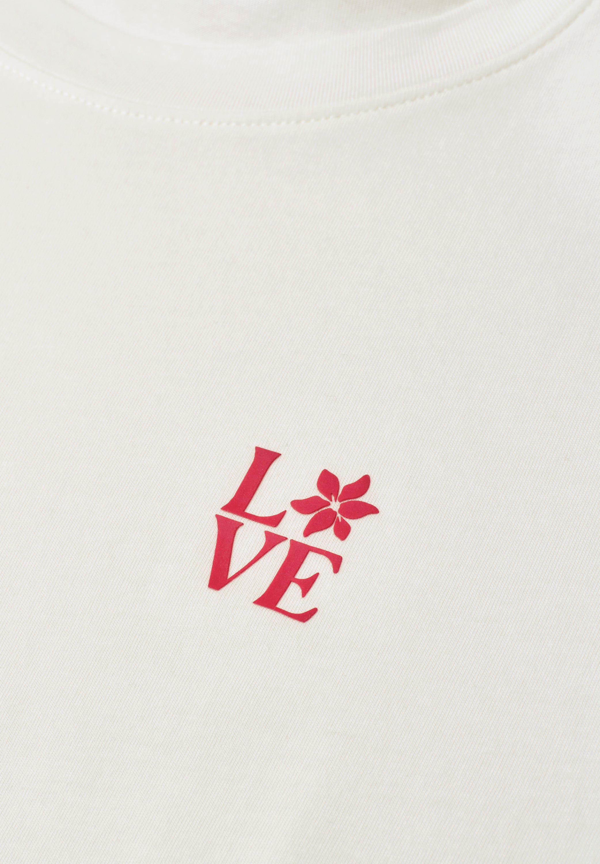 T-Shirt mit Rundhals und Printdetail
