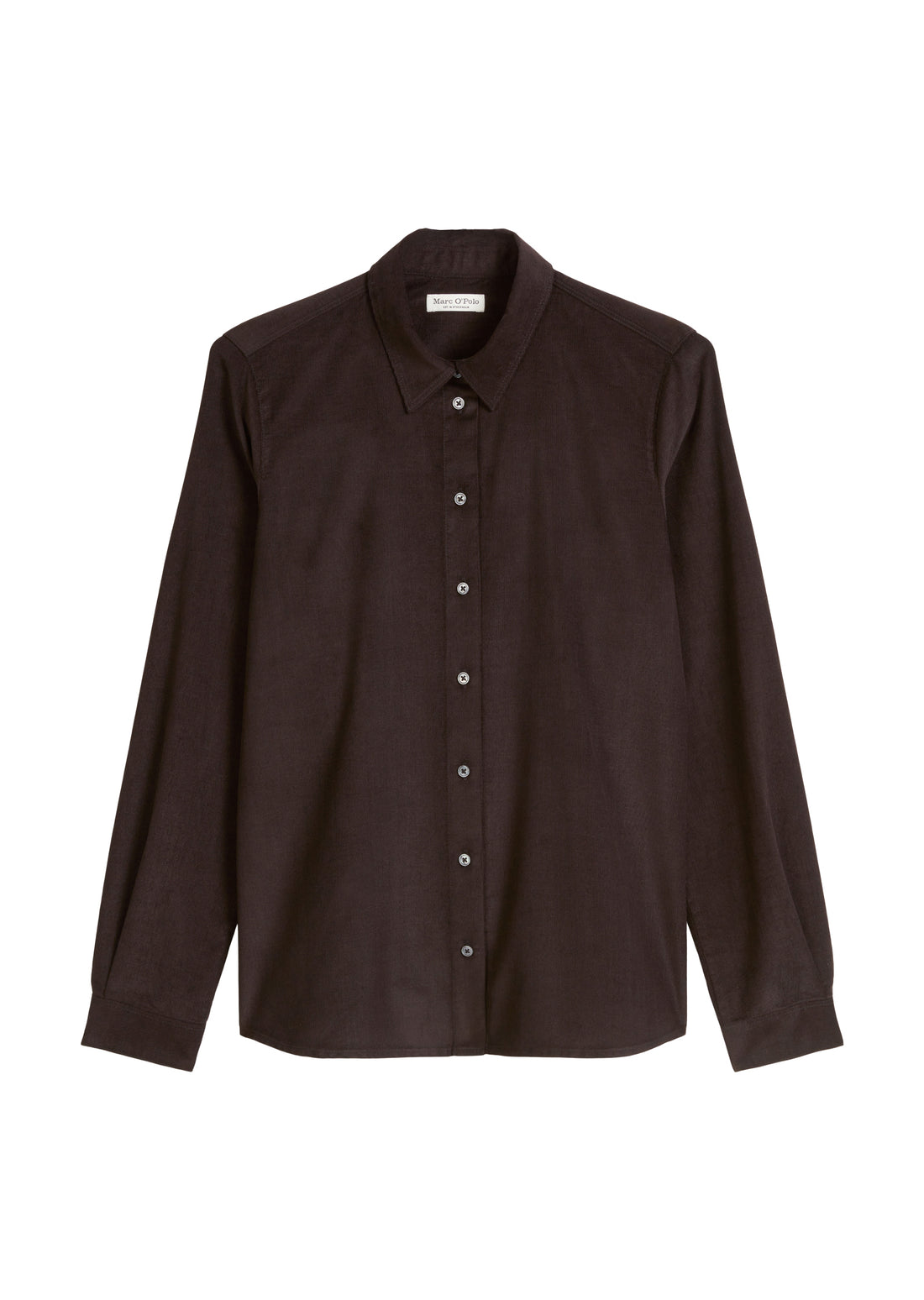Feincord-Langarm-Bluse regular